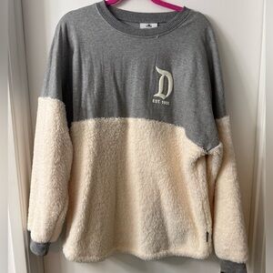 Disney Gray and Cream Women's Sweater